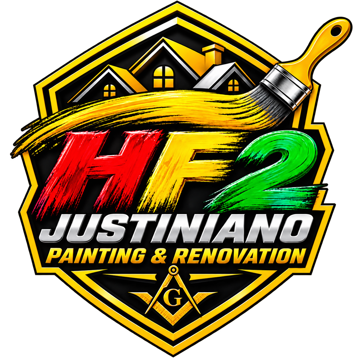 Justiniano Painting & Renovation Logo